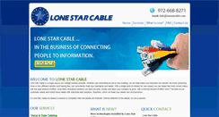 Desktop Screenshot of lonestarcable.com